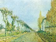 Alfred Sisley Weg der Maschine, bei Louveciennes Spain oil painting artist